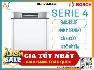 Máy Rữa Chén Bosch Bán Âm Serie 4 SMI4ECS14E - Made in Germany